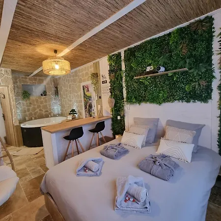 アパート Les Spas De La Mer, & Spa, Room, Plein Coeur Du Grau *