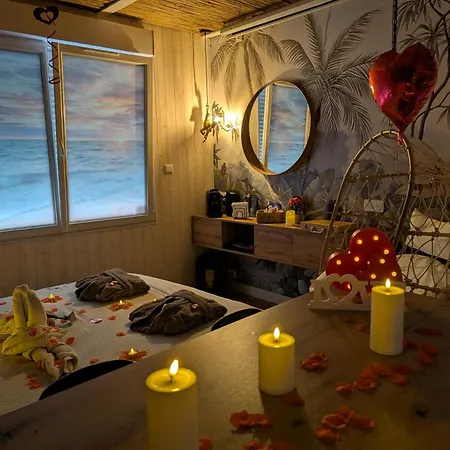 アパート Les Spas De La Mer, & Spa, Room, Plein Coeur Du Grau ル・グロー・デュ・ロワ
